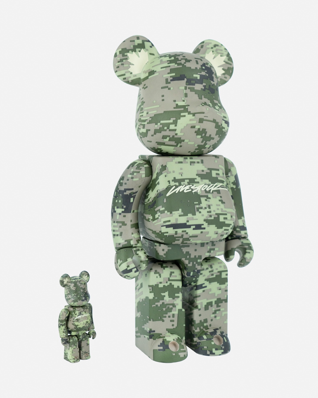 Bearbrick x Livestock Digital Camouflage 100% & 400% Set