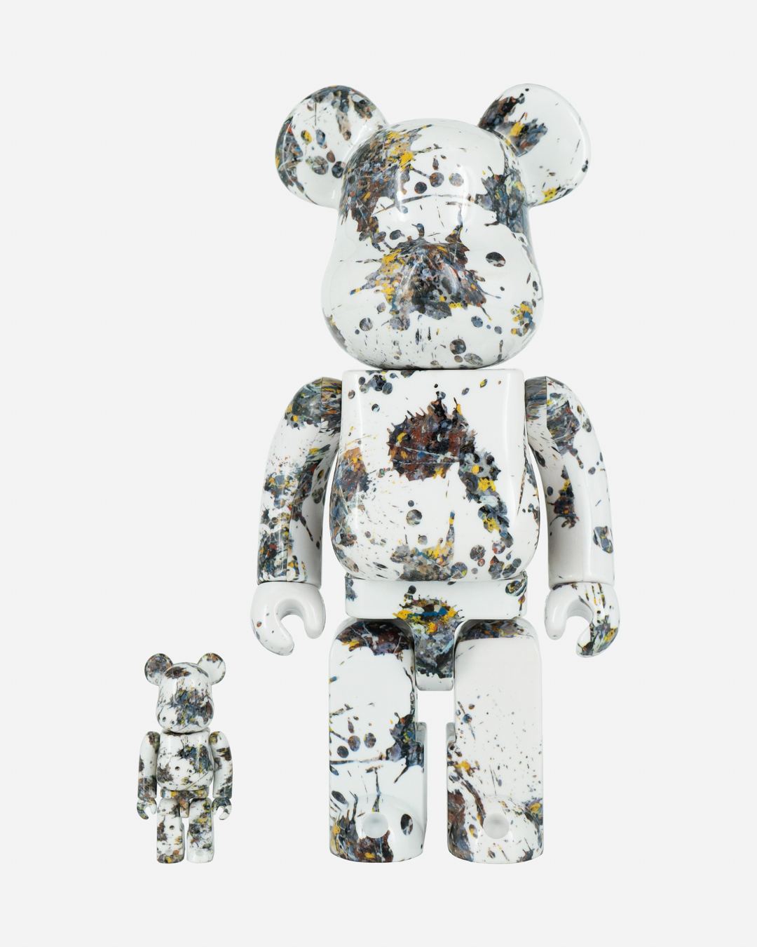 Bearbrick Jackson Pollock Studio (Splash) 100% & 400% Set