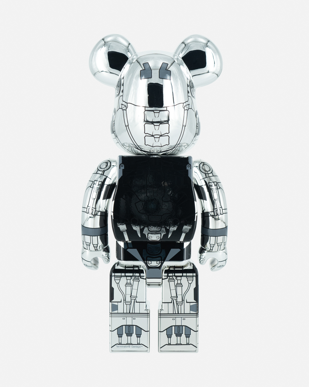 Bearbrick T-800 400% Chrome