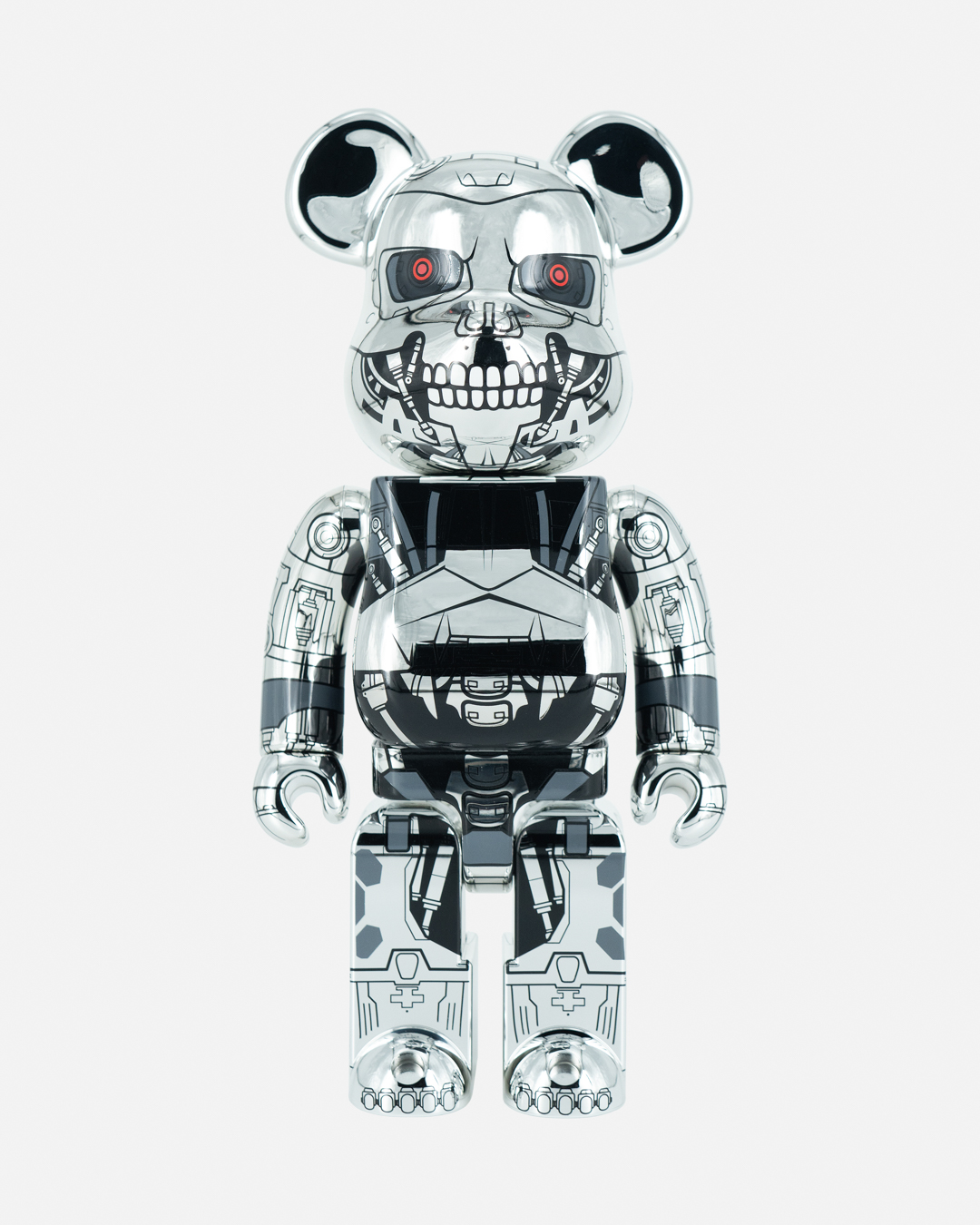 Bearbrick T-800 400% Chrome