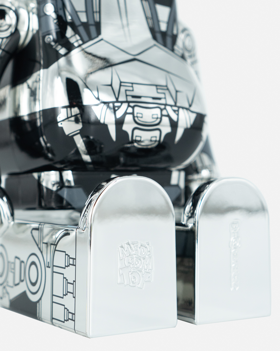 Bearbrick T-800 400% Chrome