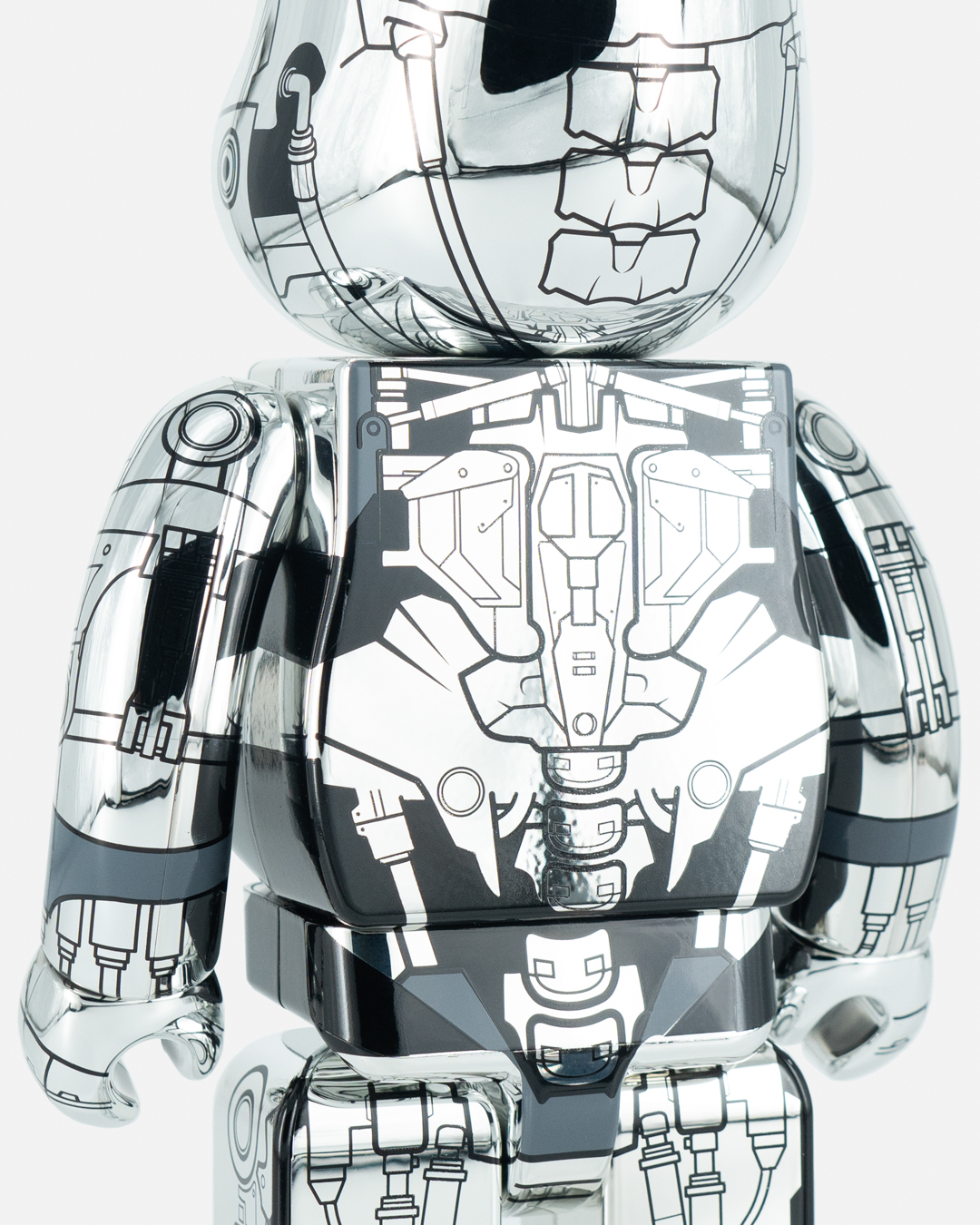 Bearbrick T-800 400% Chrome