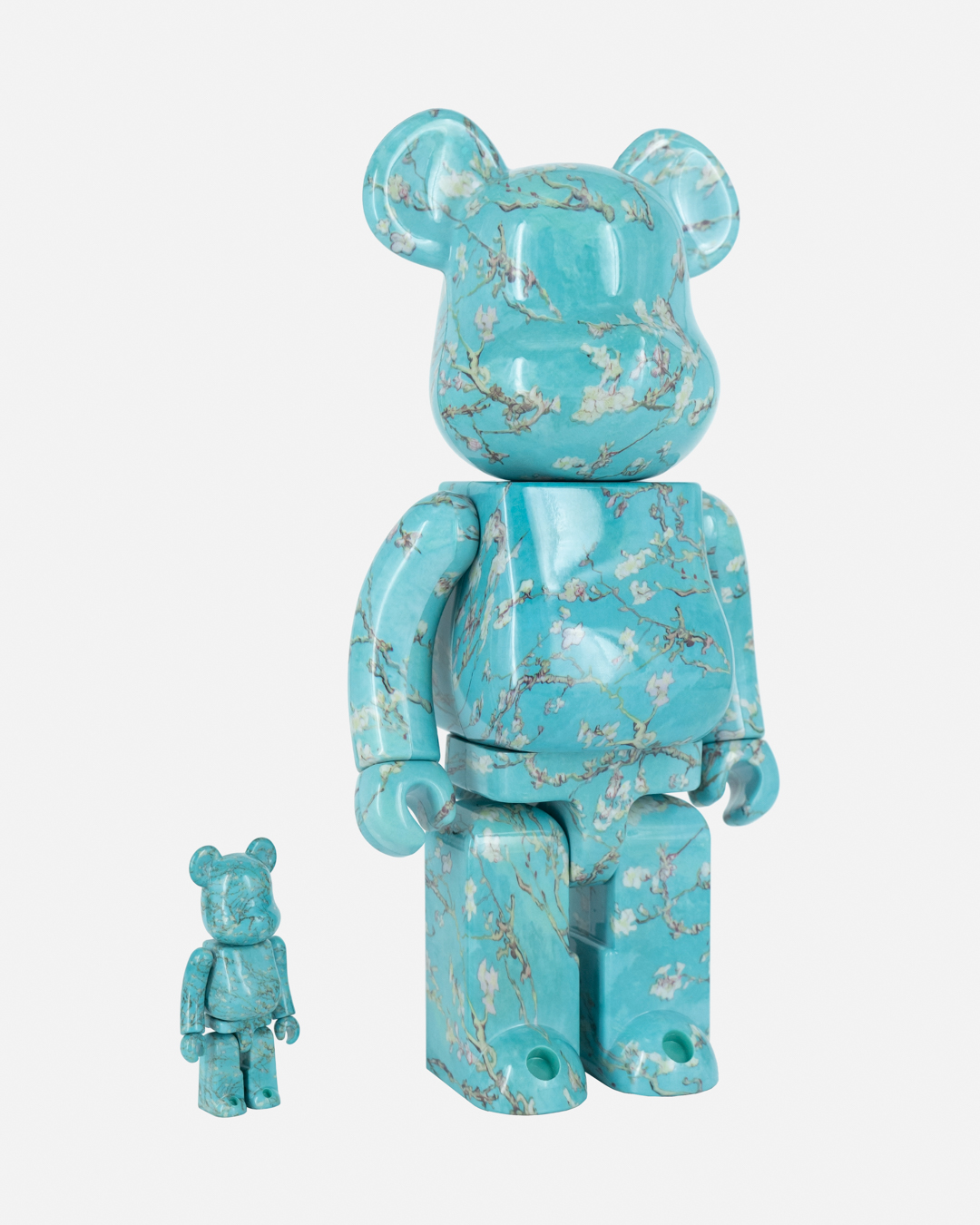 Bearbrick x Van Gogh Museum Van Gogh (Almond Blossom) 100% & 400% Set