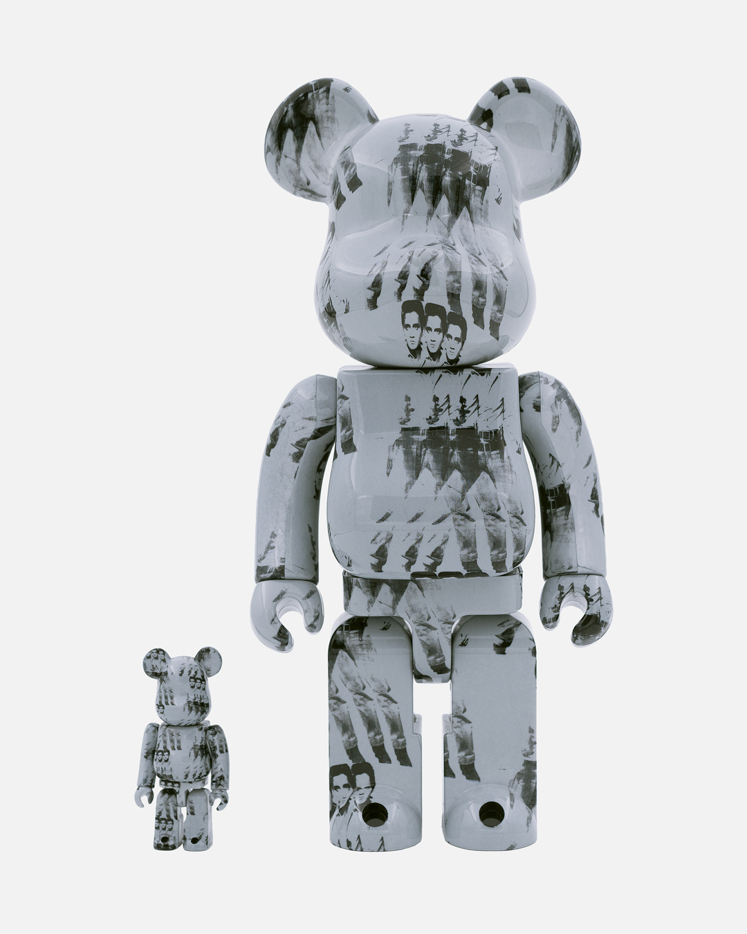Bearbrick Andy Warhol's Elvis Presley 100% & 400% Set