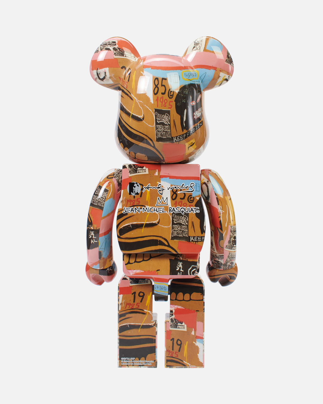 Bearbrick Andy Warhol x Jean-Michel Basquiat #2 1000%