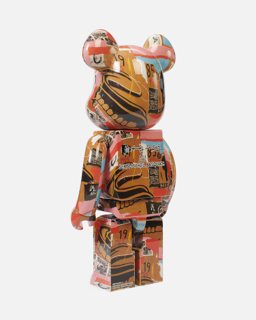 Bearbrick Andy Warhol x Jean-Michel Basquiat #2 1000%