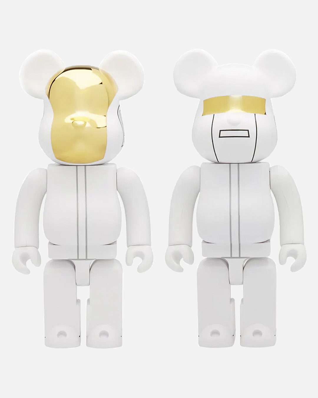 Bearbrick Daft Punk (White Suits Ver.) 400% White