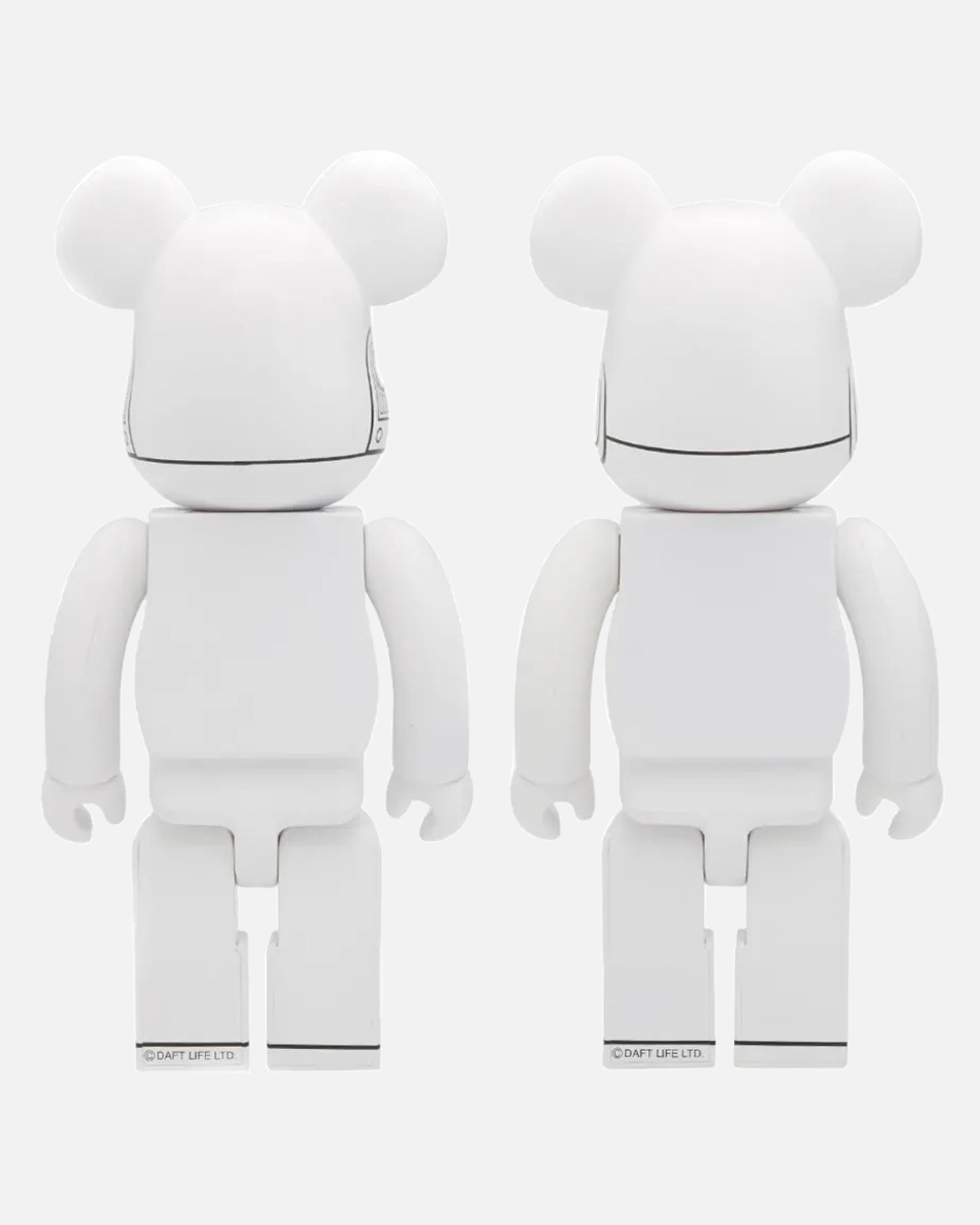 Bearbrick Daft Punk (White Suits Ver.) 400% White