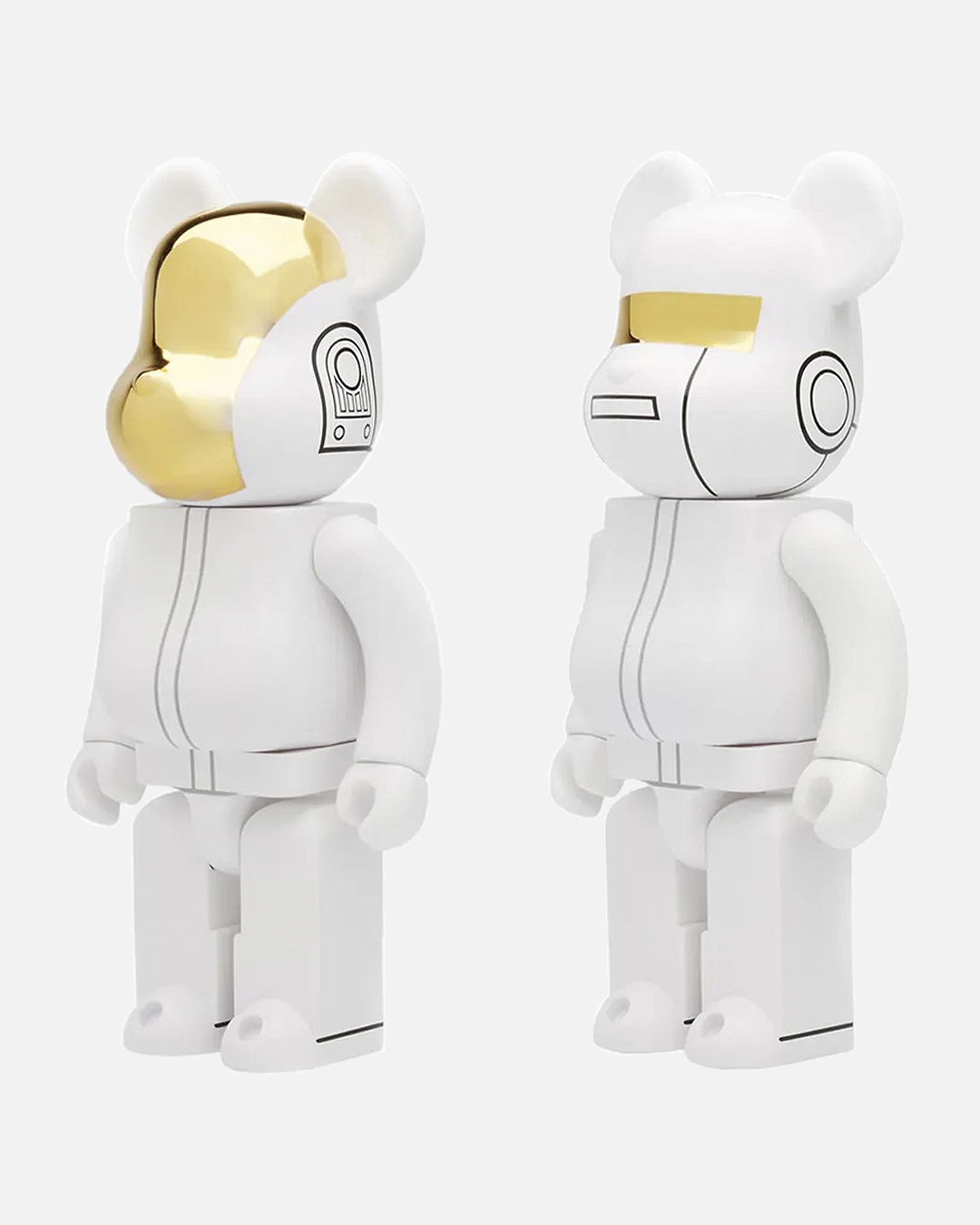 Bearbrick Daft Punk (White Suits Ver.) 400% White