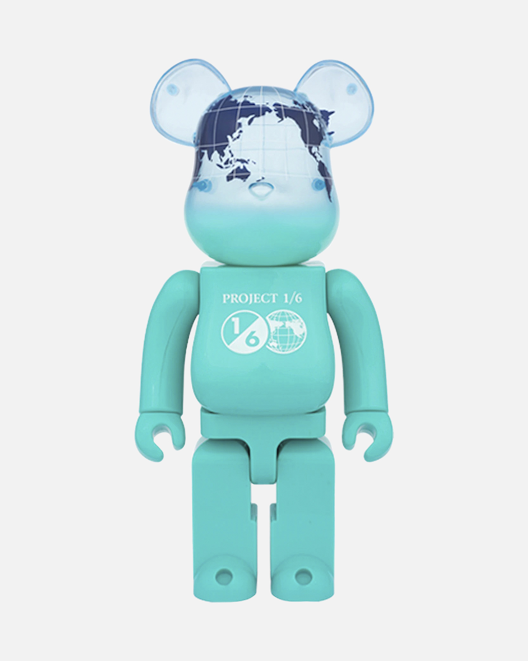 Bearbrick Earth Ocean 400% Blue
