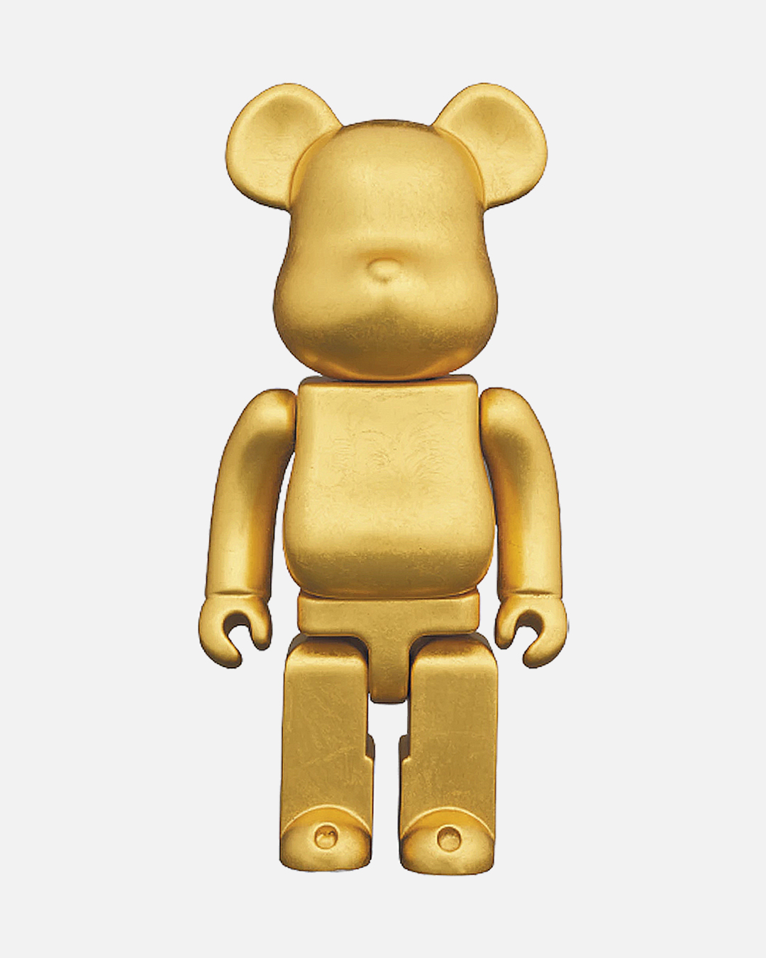 Bearbrick Hirapushin (Pure Gold Foil) 400% Gold