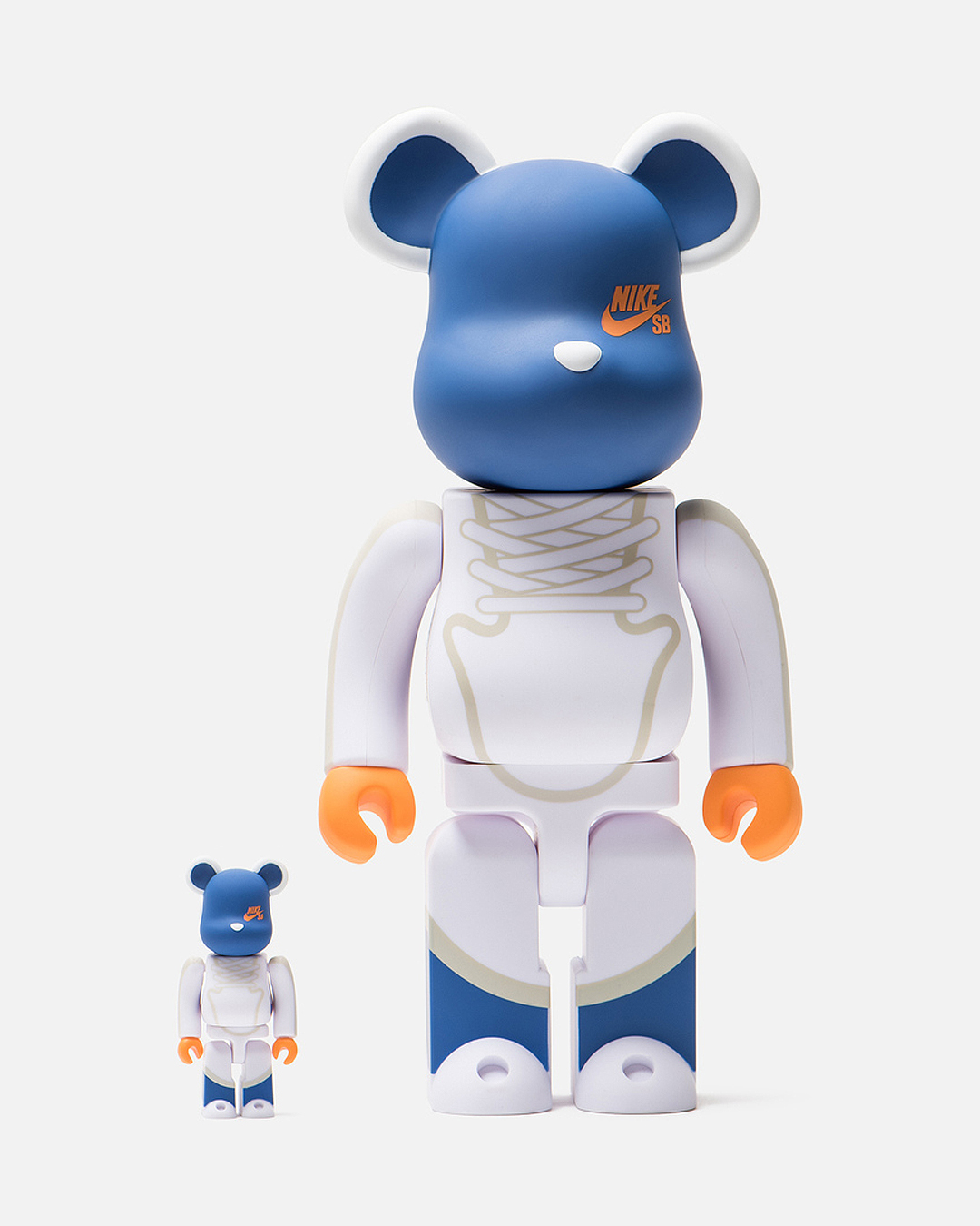 Bearbrick Nike SB 100% & 400% Set White/Blue