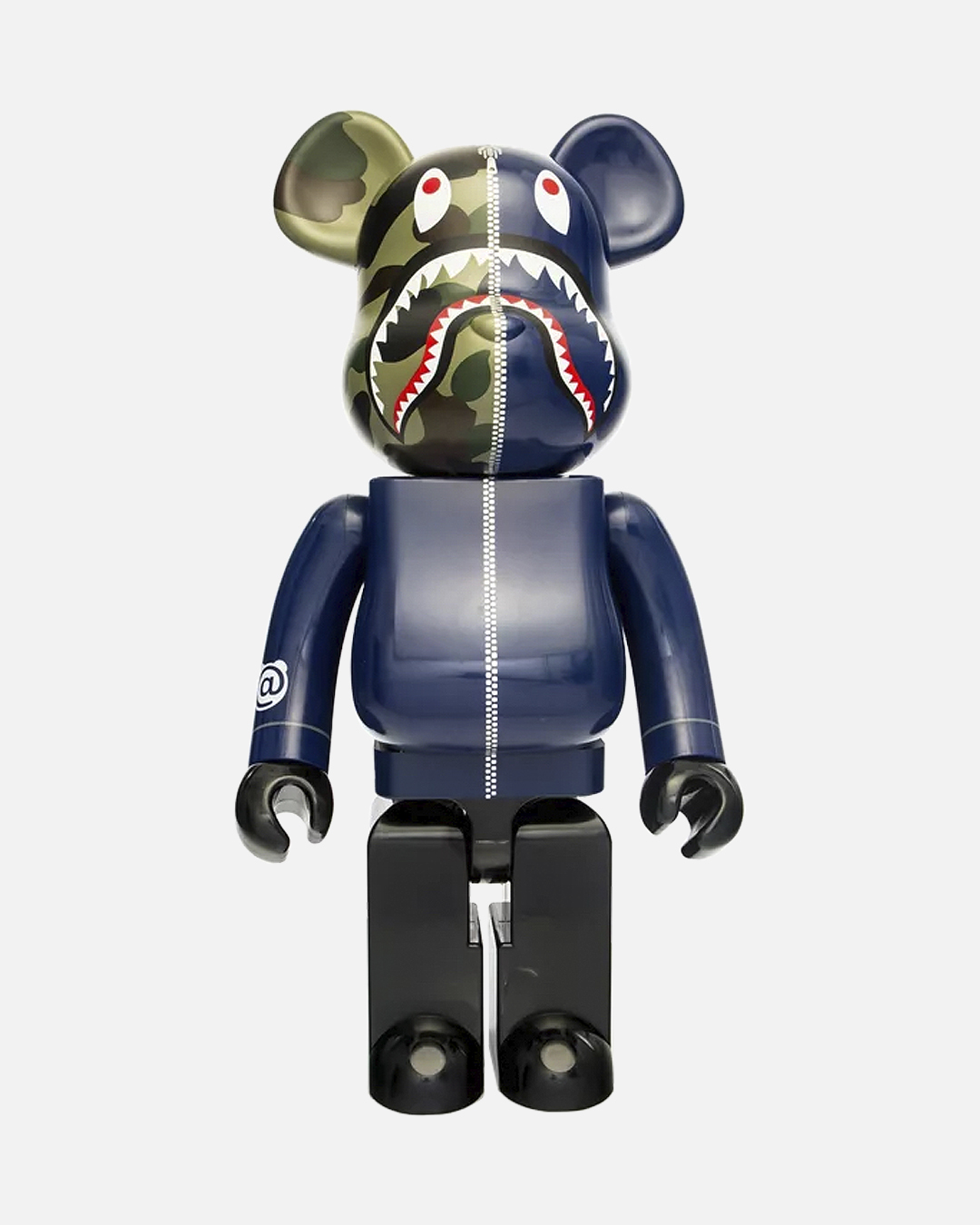 Bearbrick x Bape Camo Shark 1000% Blue