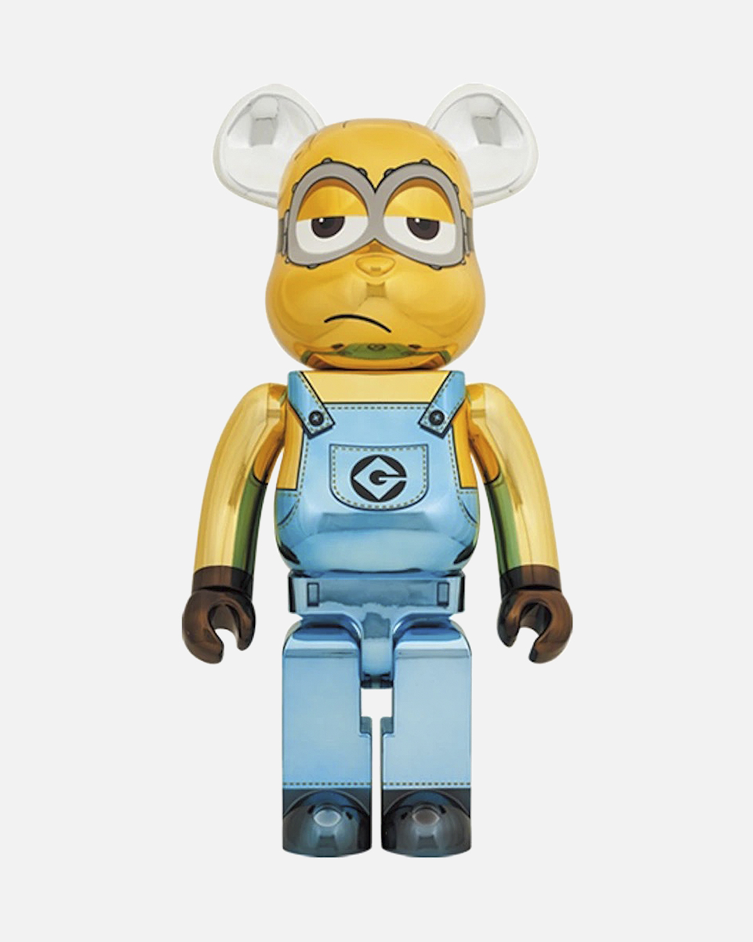 Bearbrick x Minions Kevin Chrome Ver. 1000%