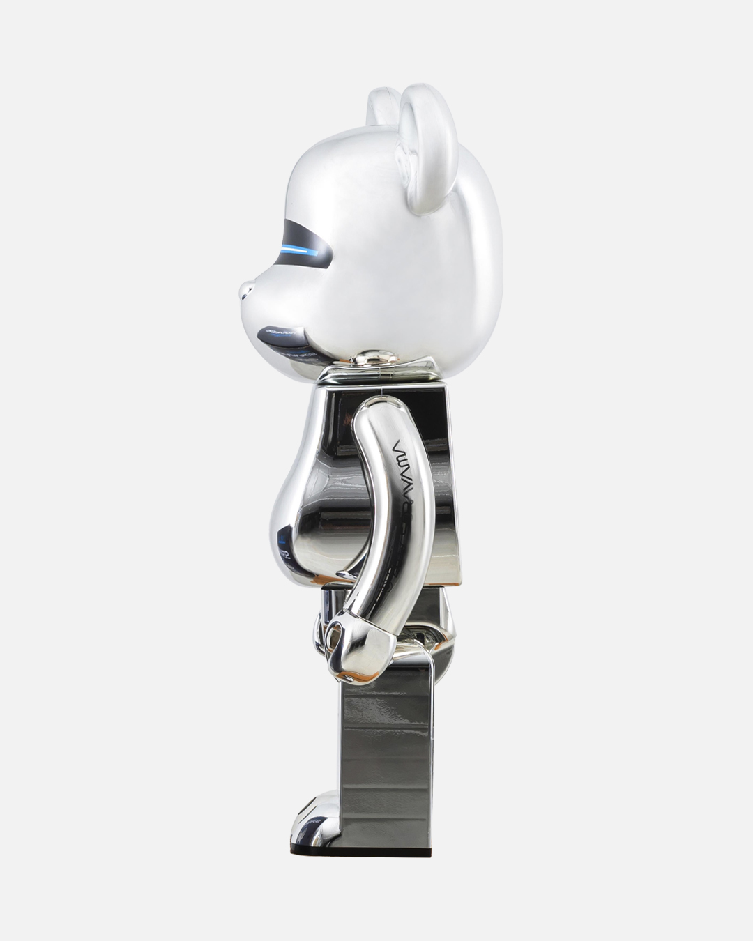 Bearbrick x Sorayama Sexy Robot 1000% Silver