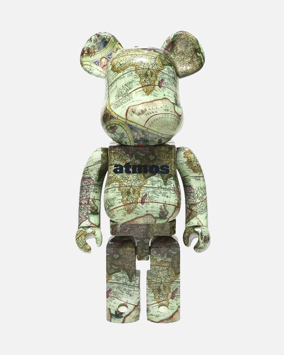 Bearbrick x atmos Aged Map 1000%