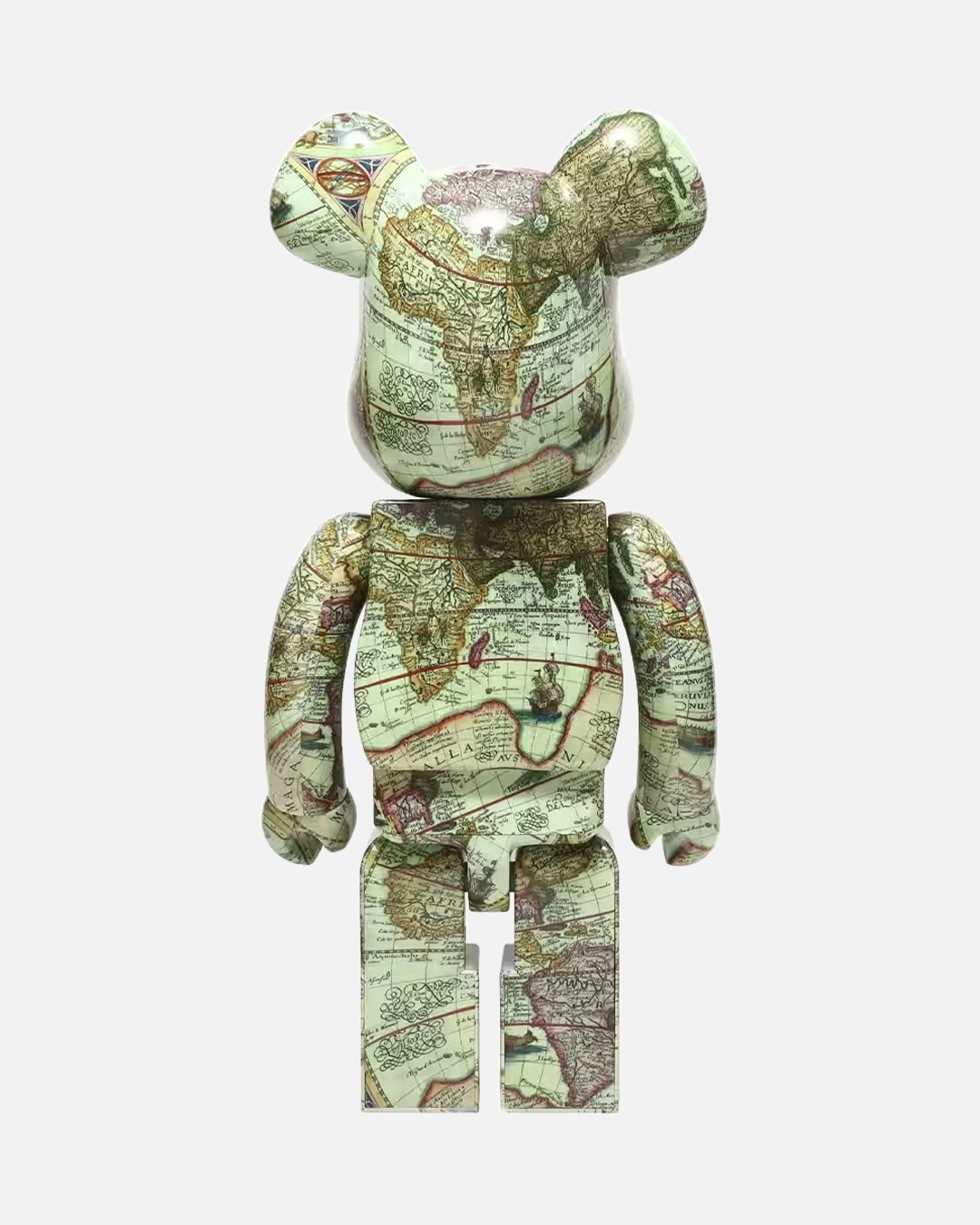 Bearbrick x atmos Aged Map 1000%