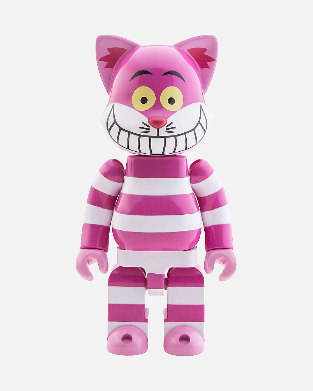 Bearbrick Nyabrick Cheshire Cat 400% Pink/White