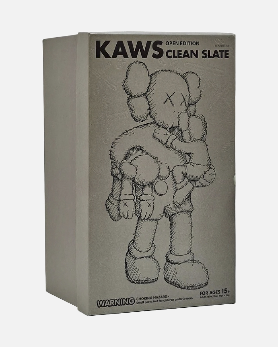 KAWS Clean Slate Vinyl Figure Brown