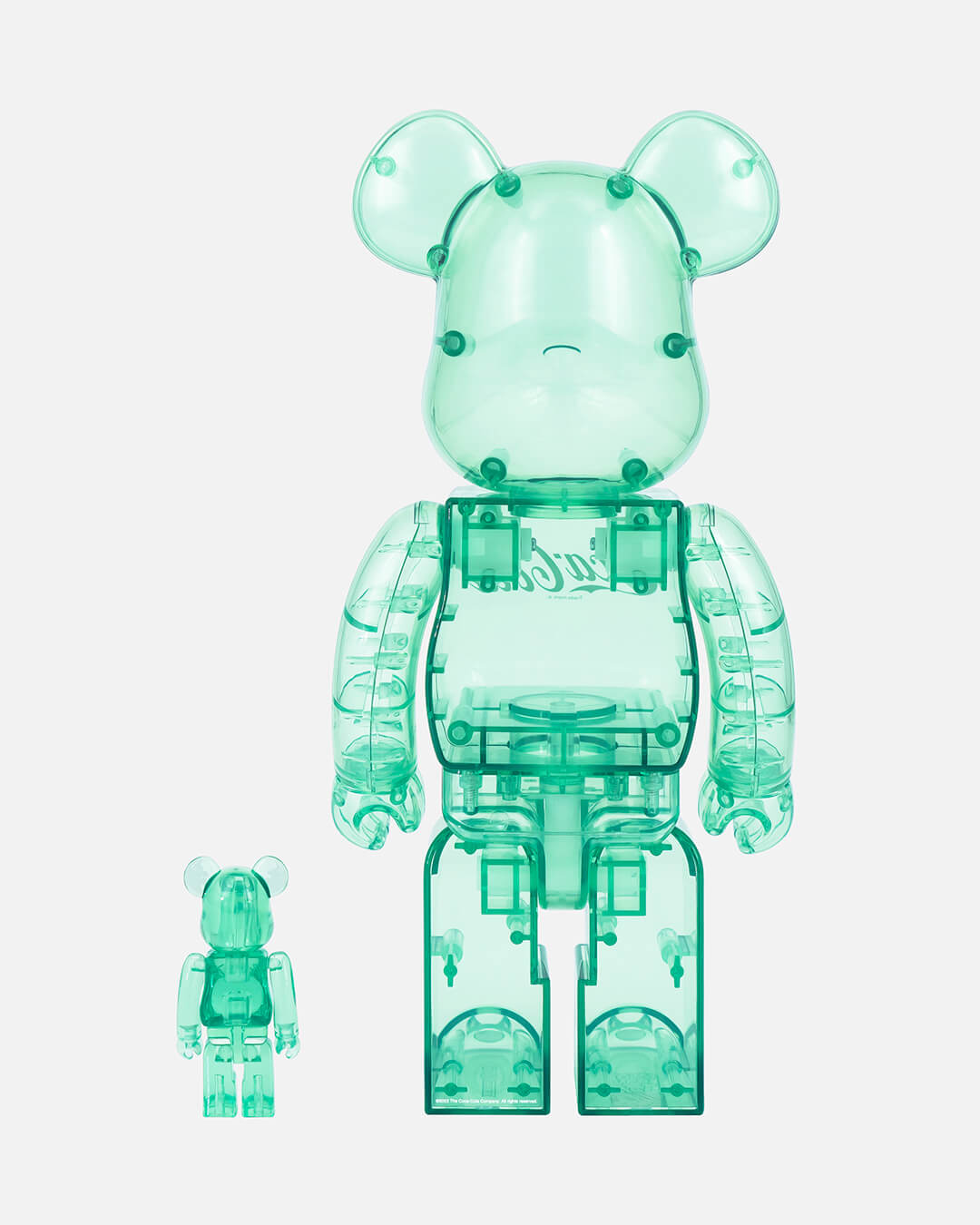 Bearbrick x Coca-Cola Georgia Green 100% & 400% Set