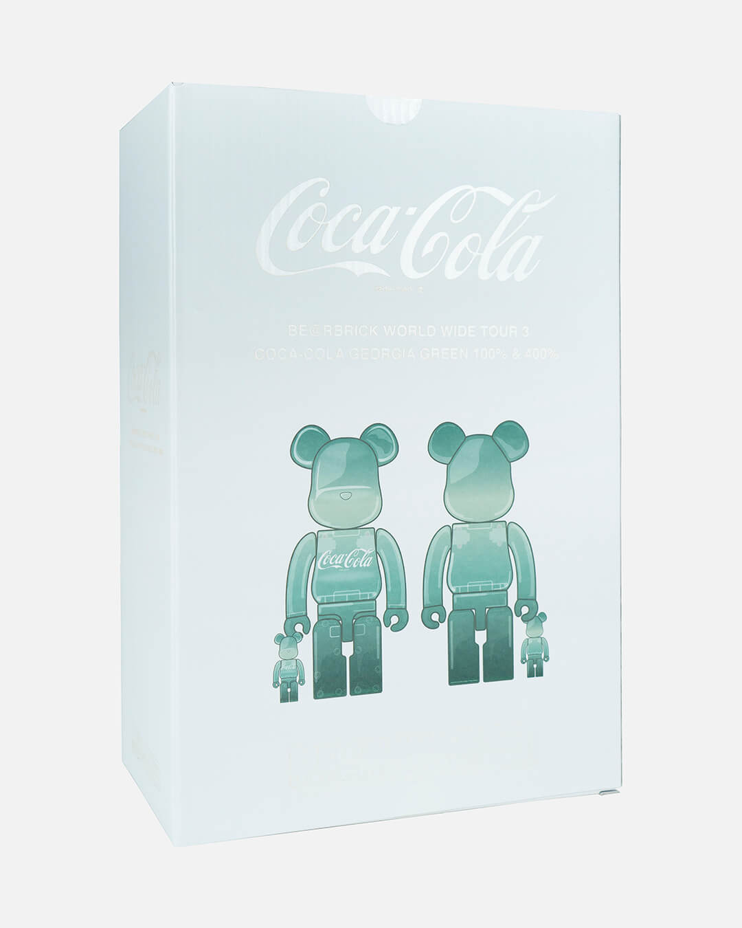 Bearbrick x Coca-Cola Georgia Green 100% & 400% Set