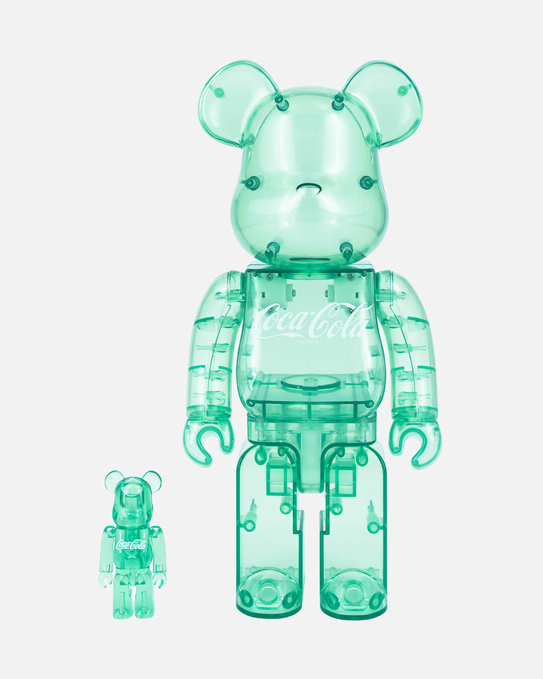 Bearbrick x Coca-Cola Georgia Green 100% & 400% Set