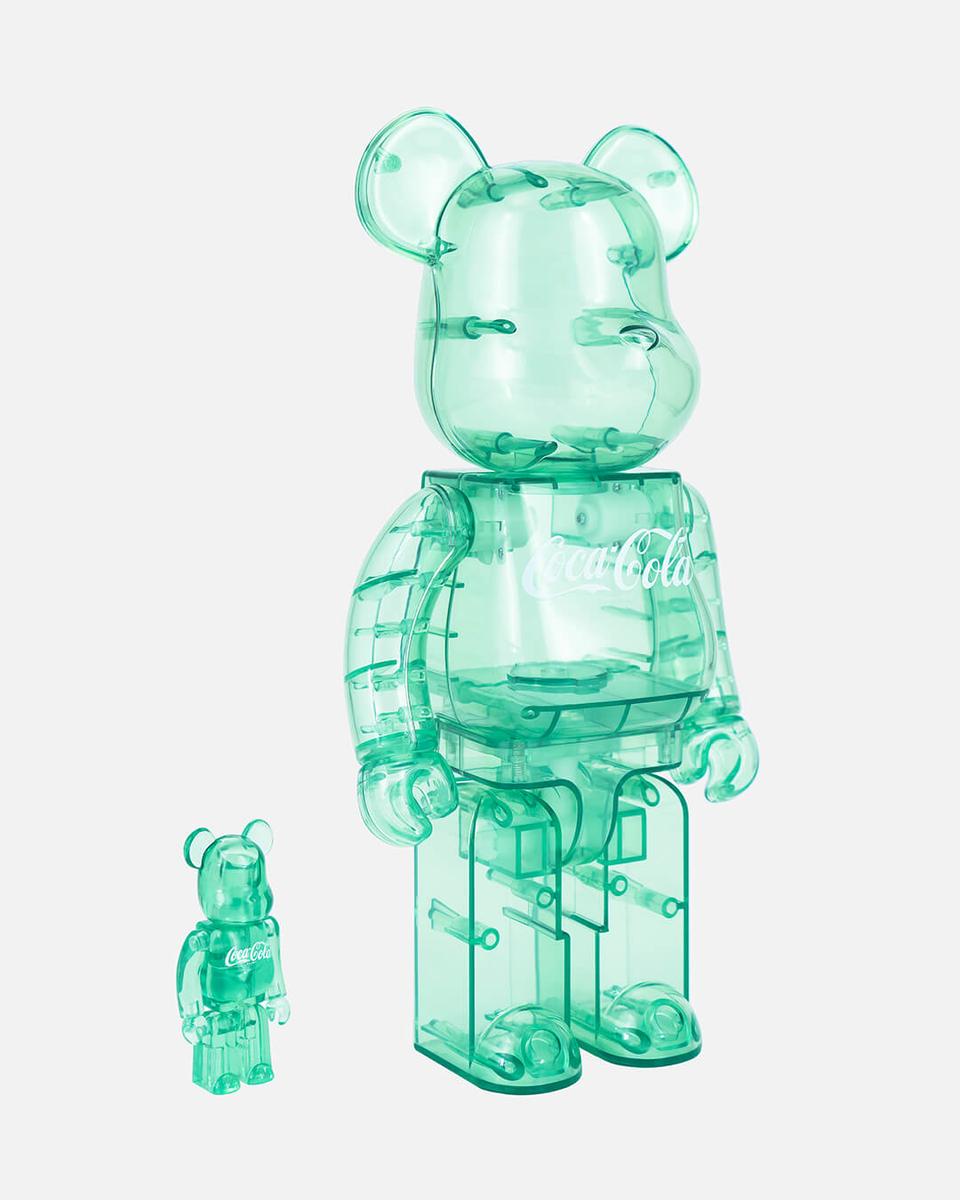 Bearbrick x Coca-Cola Georgia Green 100% & 400% Set