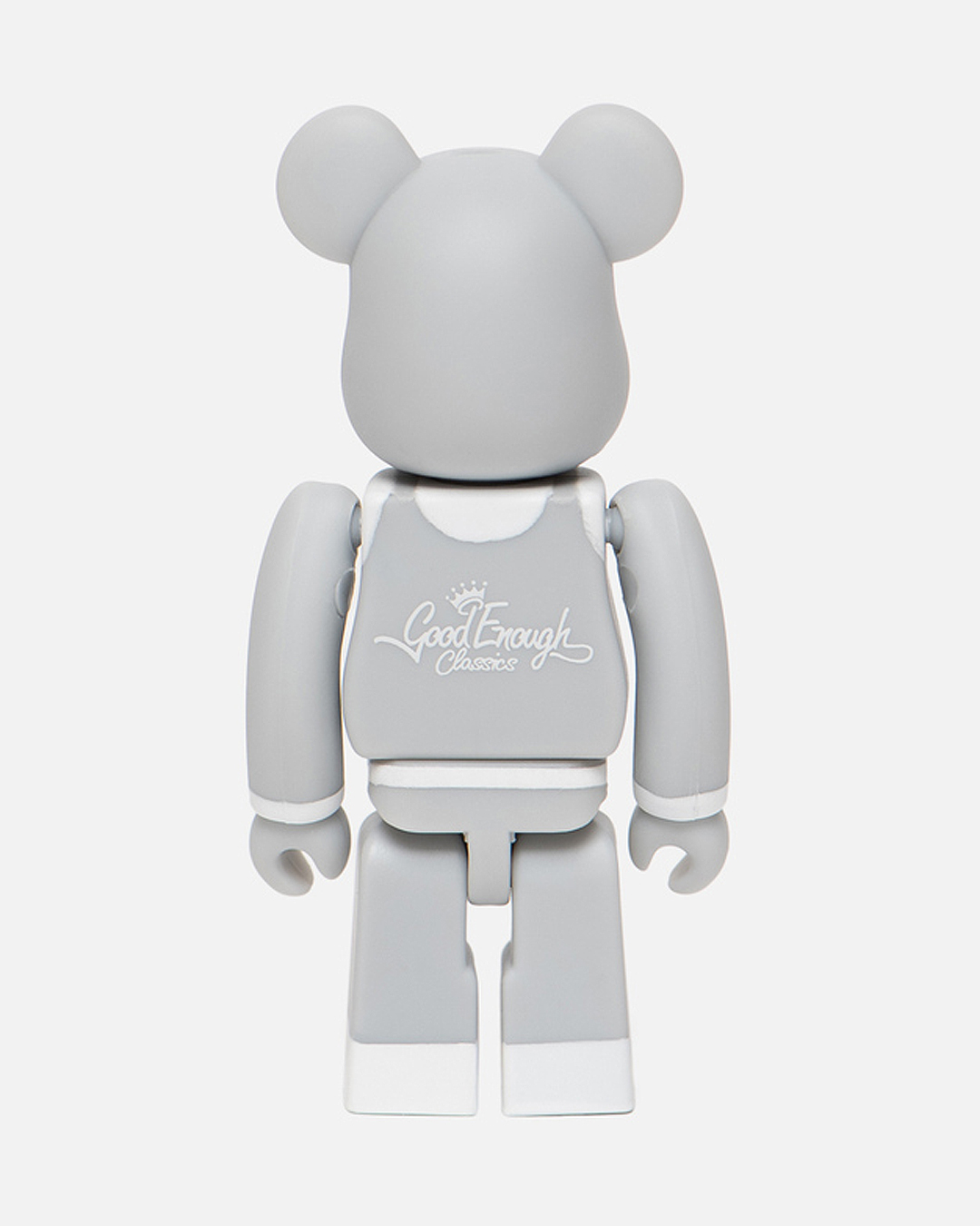 Bearbrick Goodenough Classics 100% Grey