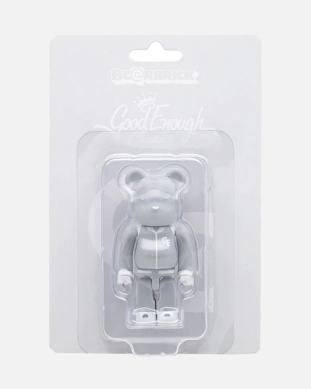 Bearbrick Goodenough Classics 100% Grey