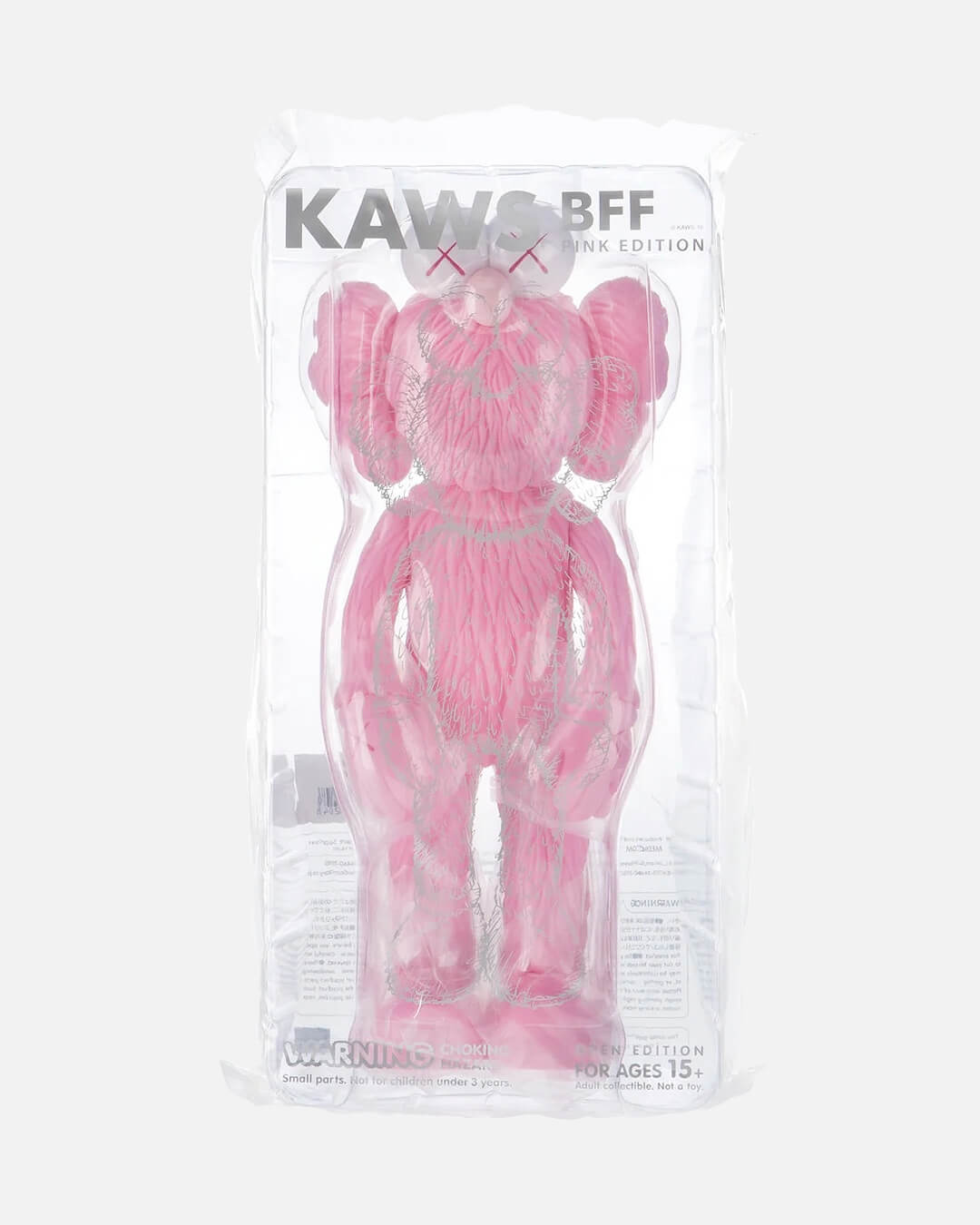 KAWS BFF Open Edition Vinyl Figure Pink