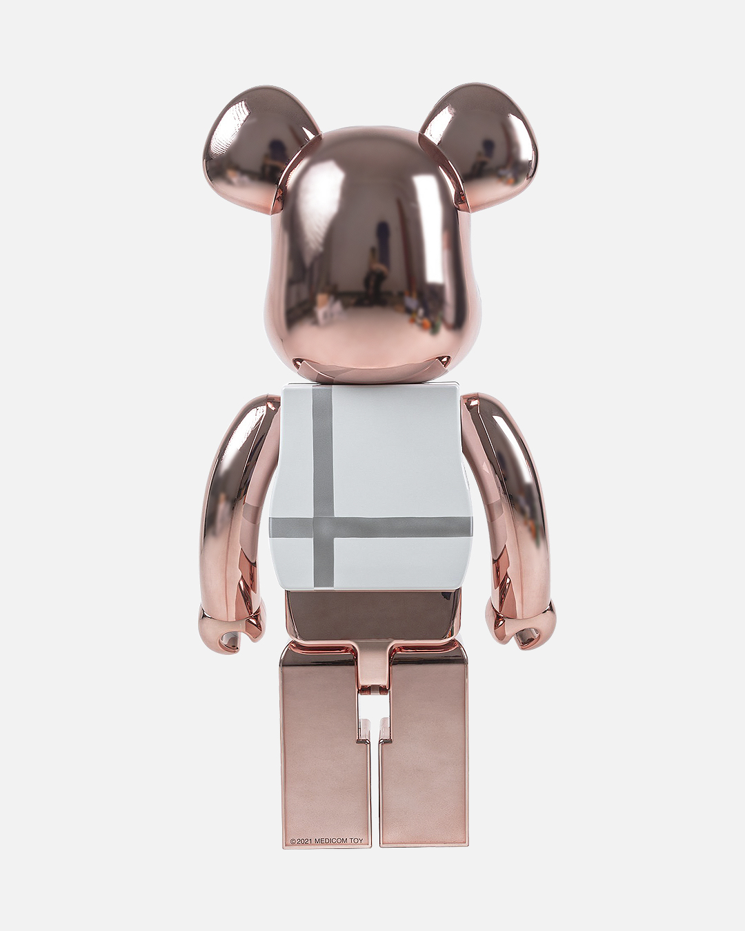 Bearbrick Medicom Toy Plus 1000% Pink Gold Chrome Ver.