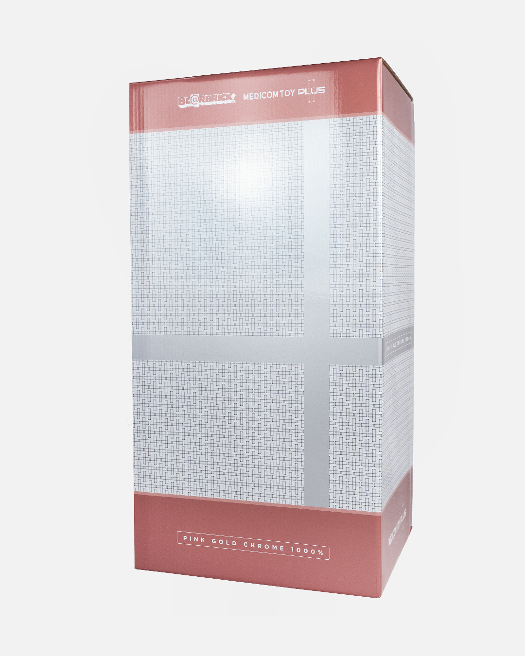 Bearbrick Medicom Toy Plus 1000% Pink Gold Chrome Ver.