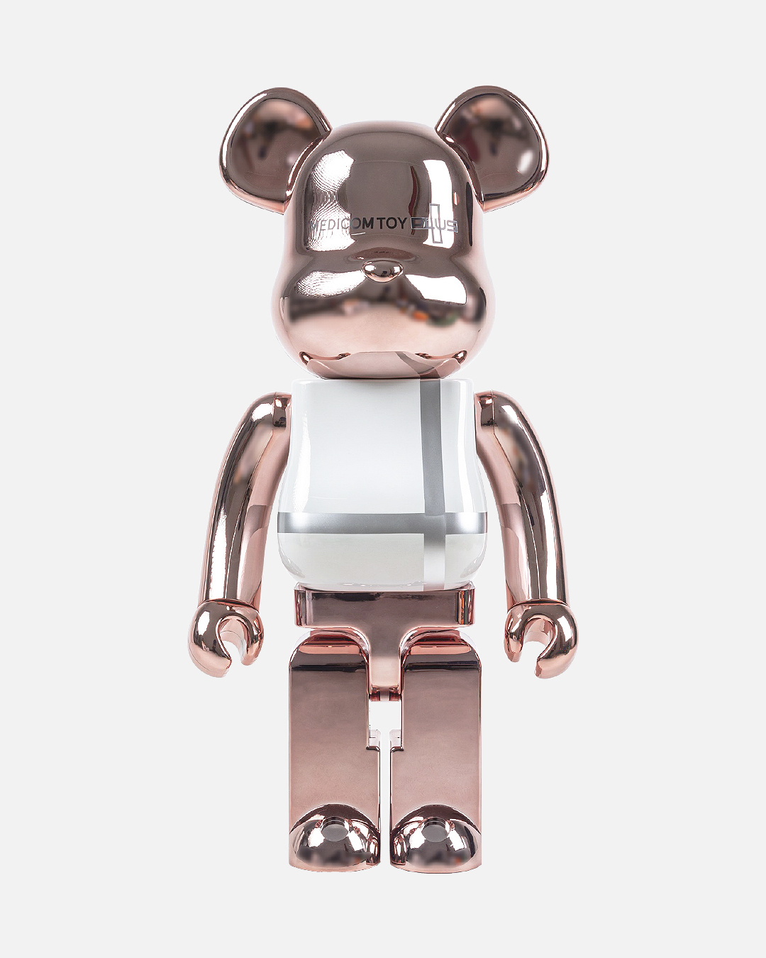 Bearbrick Medicom Toy Plus 1000% Pink Gold Chrome Ver.