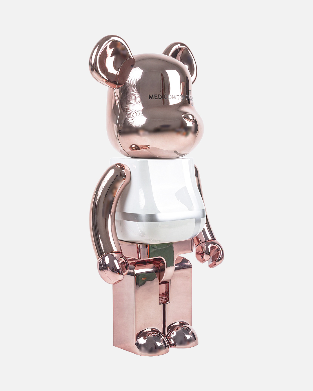 Bearbrick Medicom Toy Plus 1000% Pink Gold Chrome Ver.