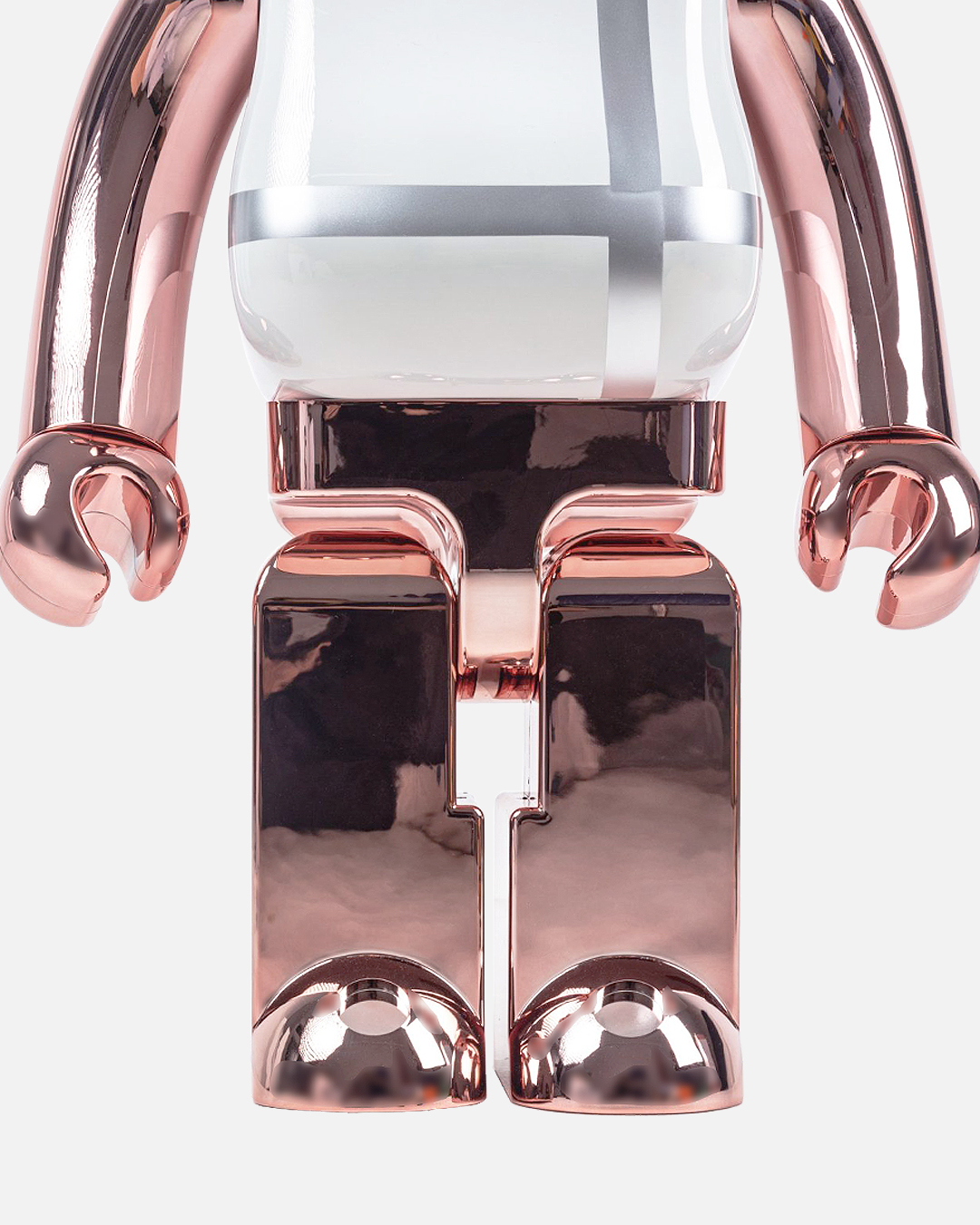 Bearbrick Medicom Toy Plus 1000% Pink Gold Chrome Ver.