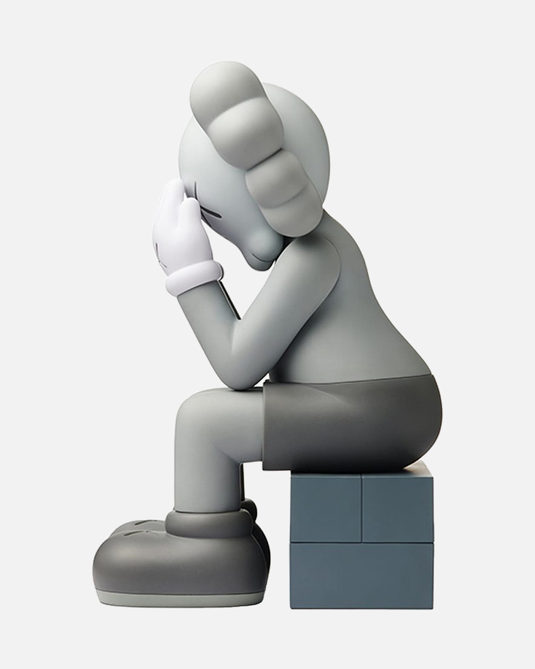 KAWS Passing Through Open Edition Vinyl Figure Grey