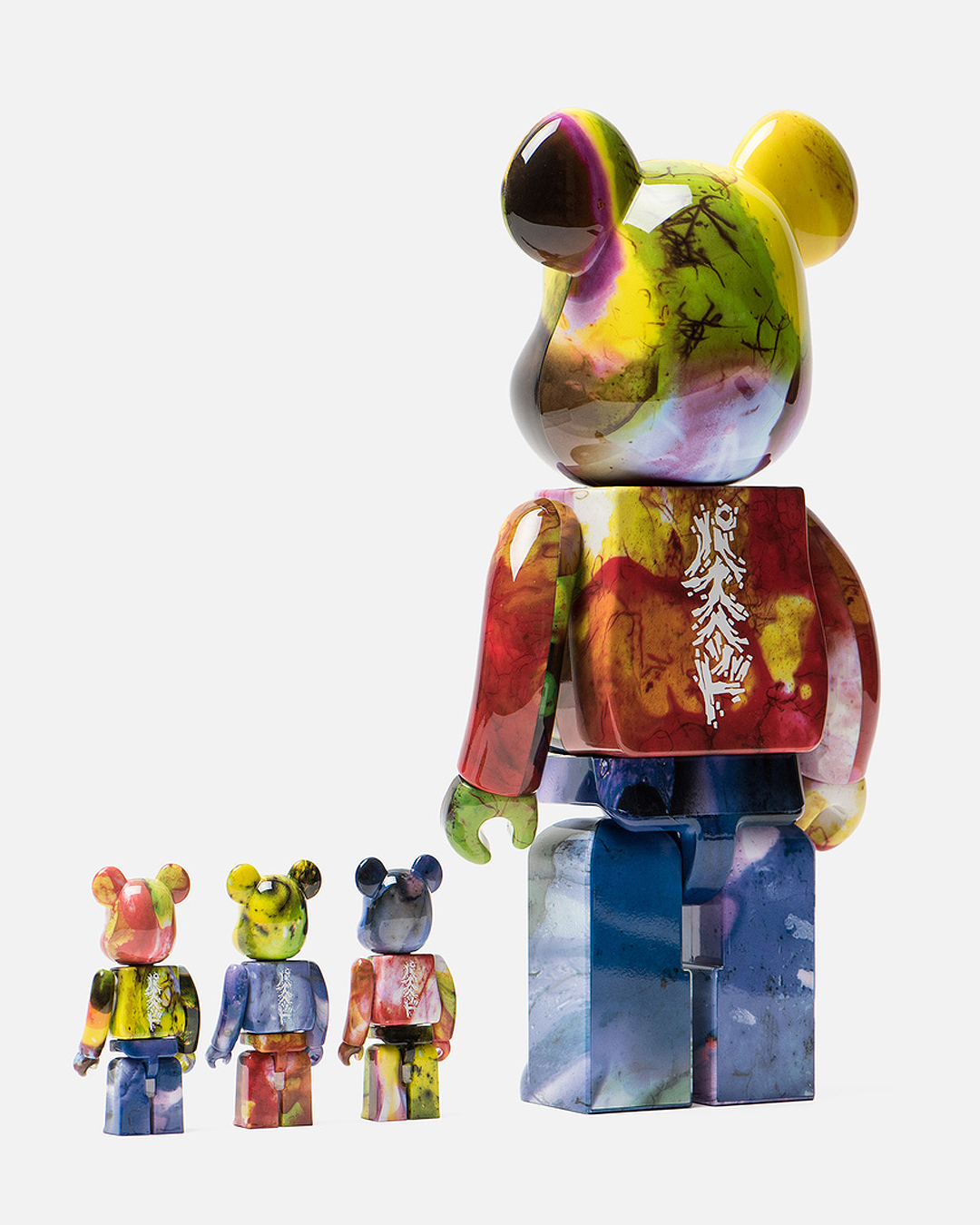 Bearbrick Pushead 4 pc Set 100% & 400% Set Multi