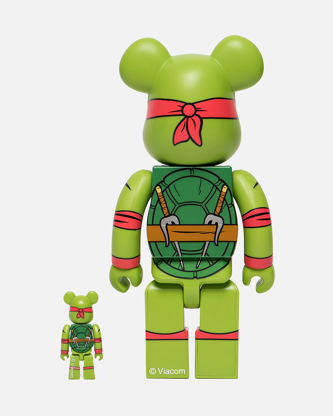 Bearbrick Raphael 100% & 400% Set Green
