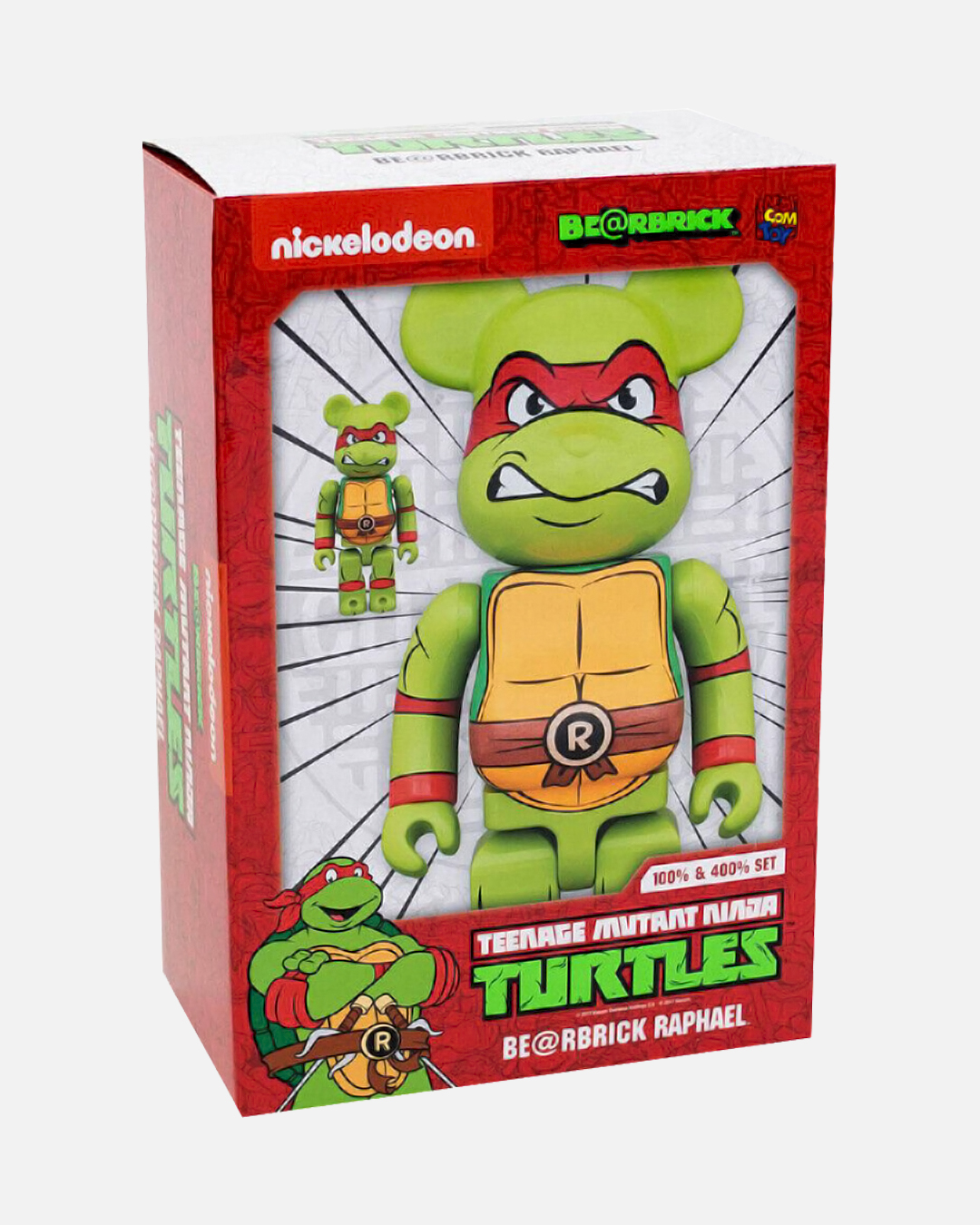 Bearbrick Raphael 100% & 400% Set Green