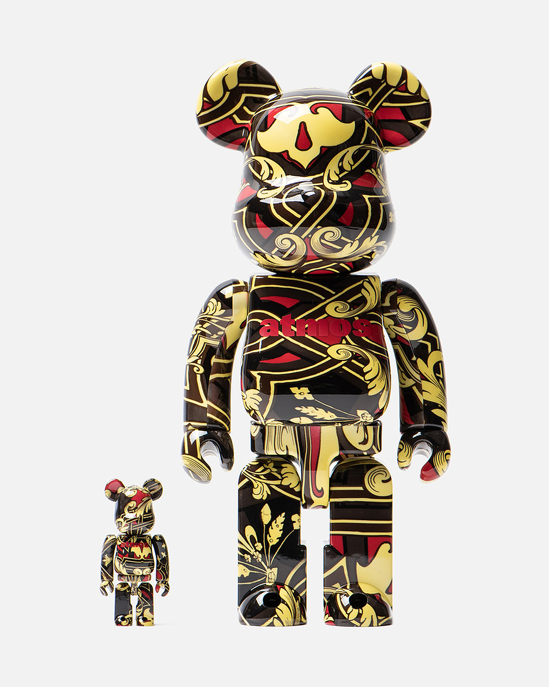 Bearbrick Atmos Scarf 100% & 400% Set Black