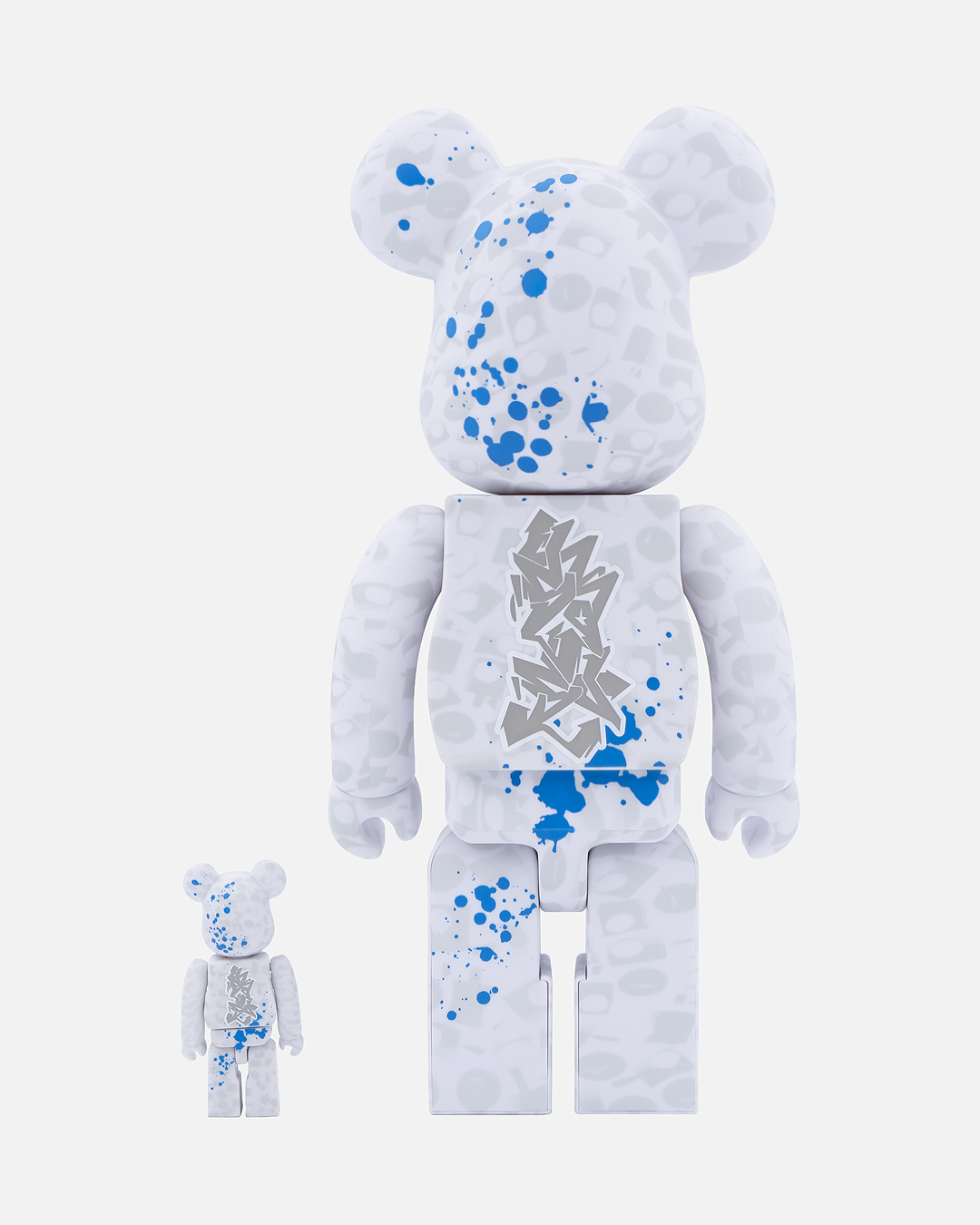 Bearbrick Stash 100% & 400% Set White