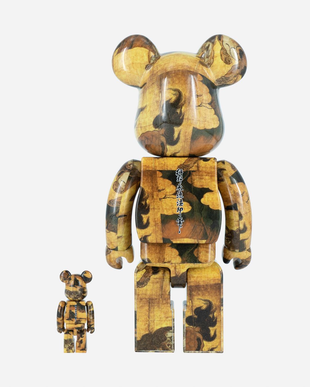 Bearbrick Eitoku Kano (Chinese Lions) 100% & 400% Set