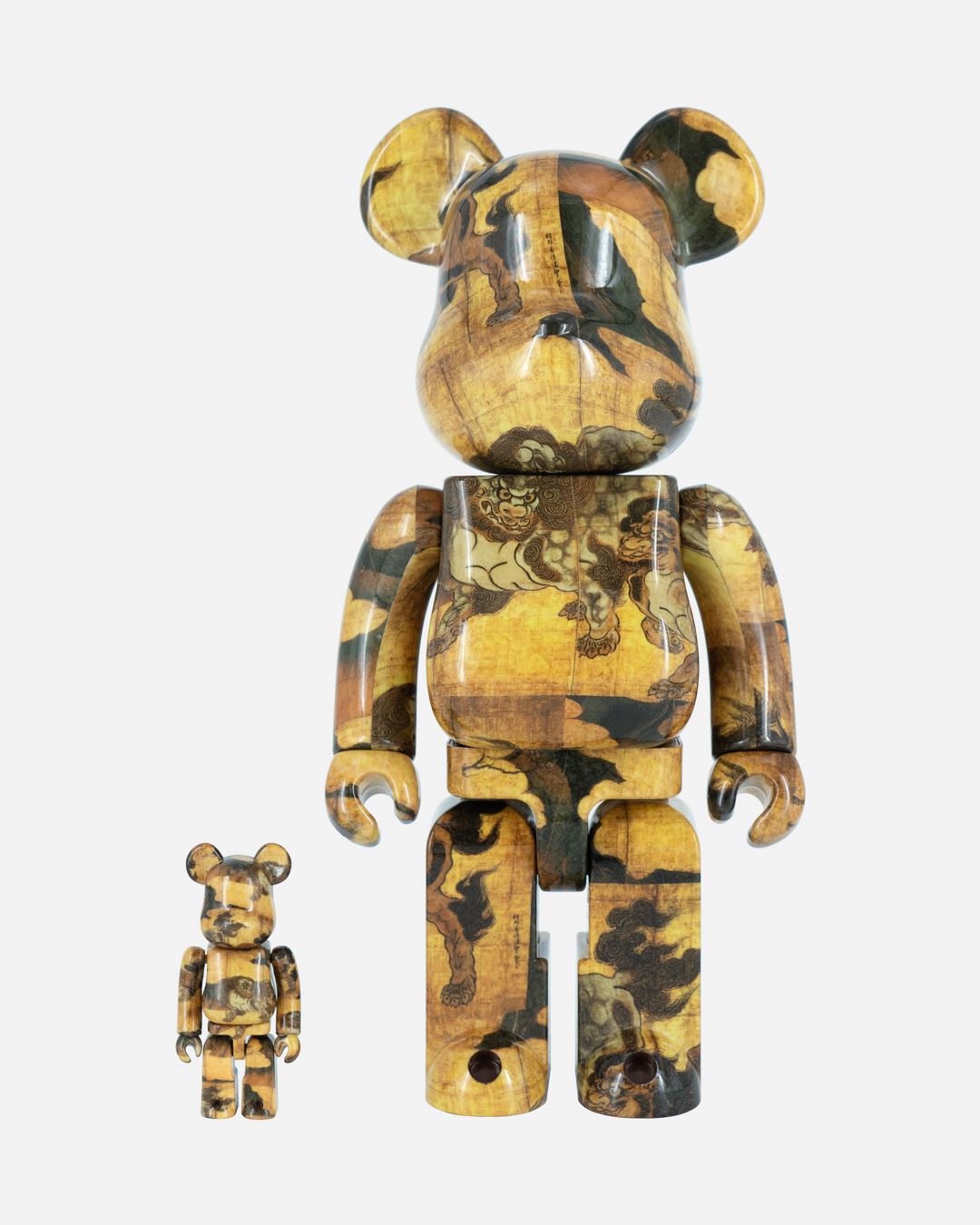 Bearbrick Eitoku Kano (Chinese Lions) 100% & 400% Set