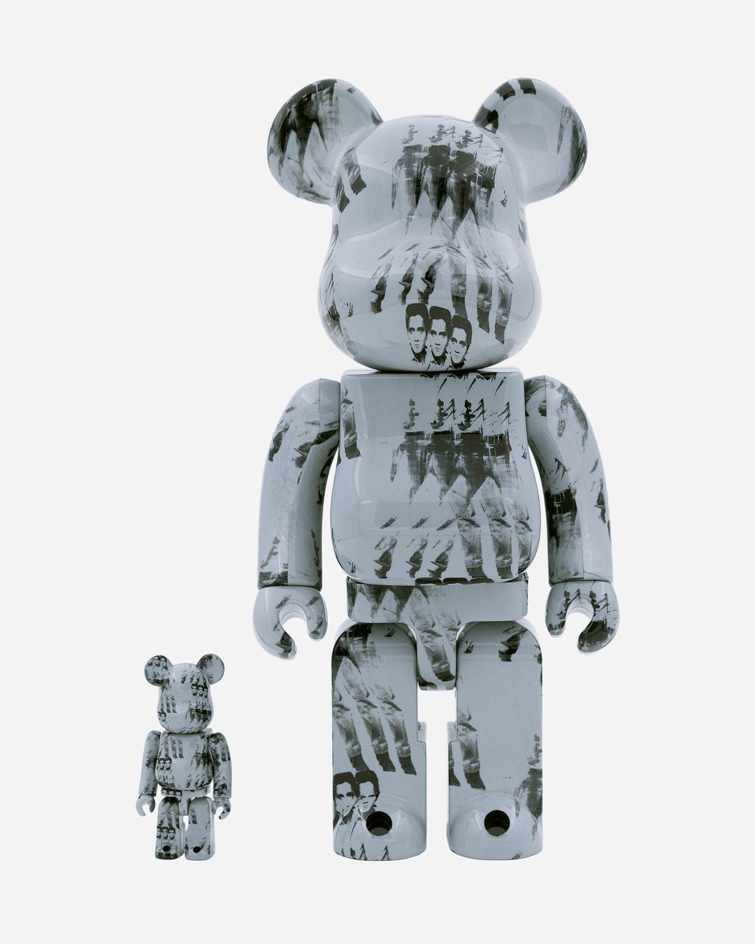 Bearbrick Andy Warhol's Elvis Presley 100% & 400% Set