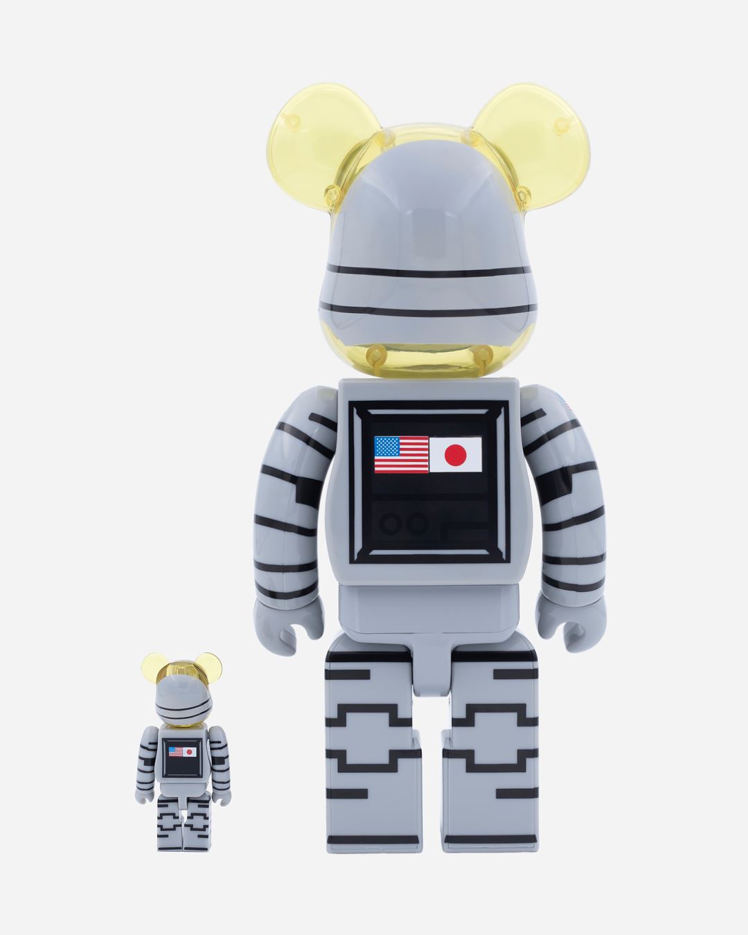 Bearbrick x Billionaire Boys Club x Neighborhood 100% & 400% Set White/Black
