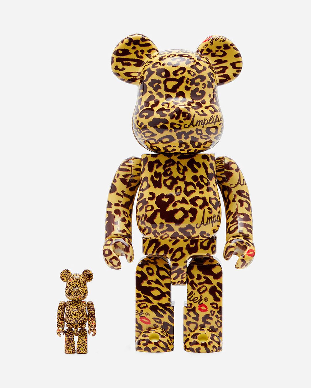 Bearbrick Amplifier 100% & 400% Set Leopard Print