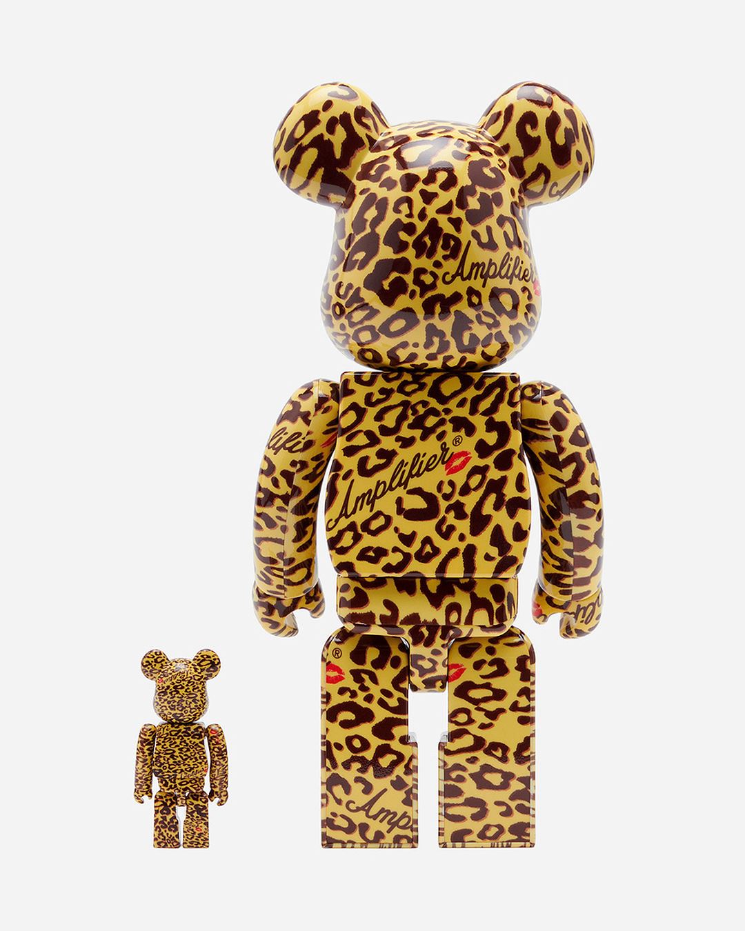 Bearbrick Amplifier 100% & 400% Set Leopard Print