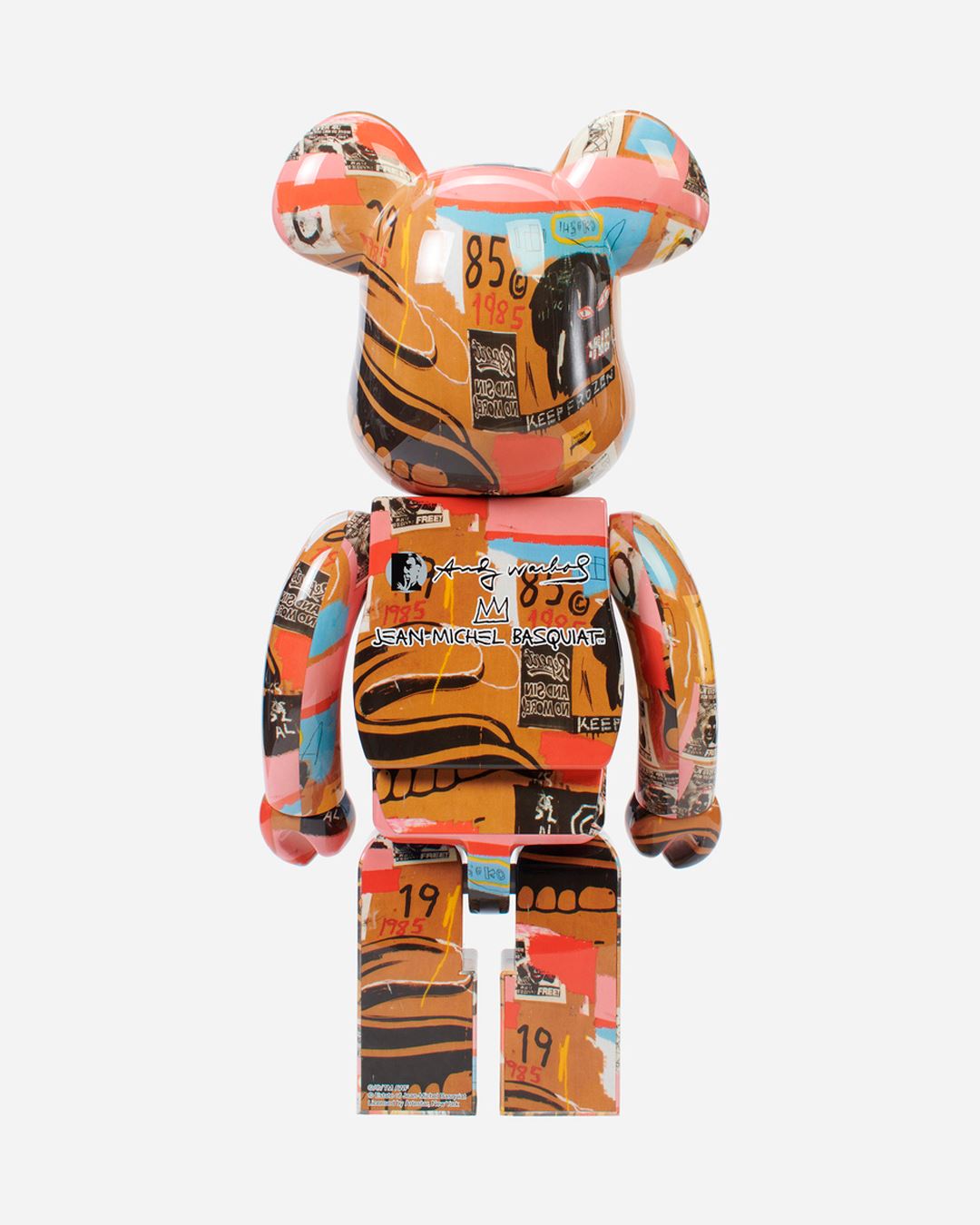 Bearbrick Andy Warhol x Jean-Michel Basquiat #2 1000%