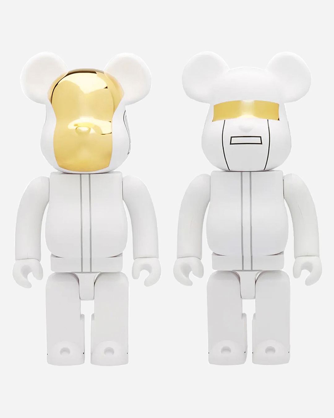 Bearbrick Daft Punk (White Suits Ver.) 400% White