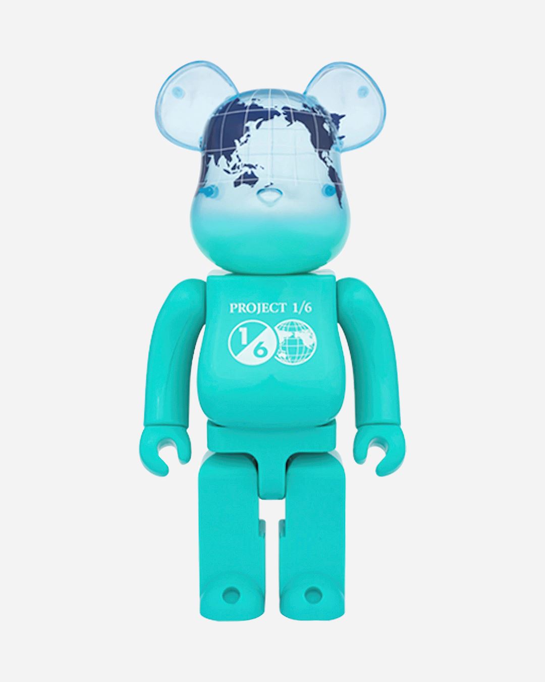 Bearbrick Earth Ocean 400% Blue